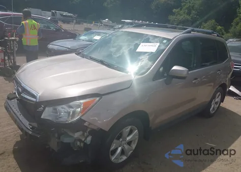 2015 Subaru Forester 2.5I Premium из США, поврежденный, VIN JF2SJADC9FH519415